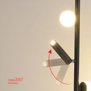 Nordic LED Floor Lamp with Acrylic Ball - Ljojo Spotlight Vertical Pole
