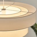 Nordic Fabric Pendant Lights | Japanese Wabi-Sabi Chandelier for Bedroom & Living Room by Ljojo