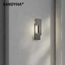 LED Wall Lamps Modern Acrylic Art Lights Warm White for Bedroom Living Room - SANDYHA Nordic by Ljojo