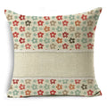 Ljojo Mandala Graffiti Cushion Cover 45x45cm Linen Pillow Case for Sofa Bed Decor