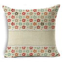 Ljojo Mandala Graffiti Cushion Cover 45x45cm Linen Pillow Case for Sofa Bed Decor