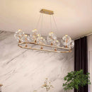 Ljojo Luxury Crystal Living Room Chandelier - Modern Dining Room Pendant Lamp
