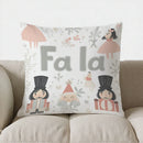 Ljojo Merry & Bright Ballet Girl Pillow Cover for Sofa, Bedroom, Car
