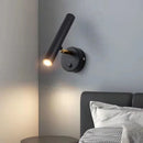 LED Wall Lamp Rotatable Gold White Metal Warm Bedroom Living Room Lighting - Ljojo