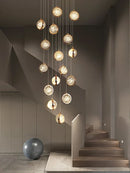 Ljojo Luxury Crystal Ball Chandelier for Modern Living Room Lighting