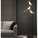 Ljojo Magpie Bird Table Light Standing Desk LED Floor Lamp