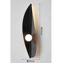 Leaf Shape Iron Art Wall Light Decorative LED Acrylic Night Light for Hallway Staircase Bedroom by Ljojo