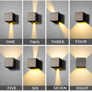 Ljojo 10W Outdoor Wall Light Up Down Adjustable Angle for Garden Decoration
