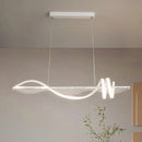 Ljojo Restaurant Pendant Light Modern Creative Long Strip Lamp Bedroom Dining Bar Lighting