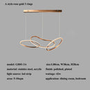Modern Irregular Ring LED Pendant Light Chandelier - Ljojo