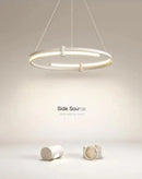 Ljojo LED Round Chandelier for Home Decor in Living Room, Dining Room - Simple Design
