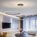 Nordic Ring Chandelier Optional Dimmable Minimalist Decor Fixture by Ljojo