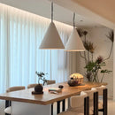 Nordic Wabi Sabi Plaster Pendant Light Minimalist Chandelier for Dining Room by Ljojo