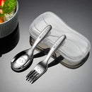 Ljojo Mini Stainless Steel Cutlery Set in Cute Plastic Box