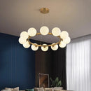 Ljojo Modern Nordic Magic Bean Pendant Lights Stylish Bubble Chandelier for Living Room