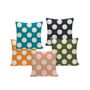 Ljojo Linen Red Christmas Pillows 45x45 for Living Room Decor