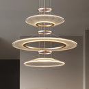 Ljojo Modern Minimalist Luxury LED Chandelier Acrylic Pendant Light for Home Decoration