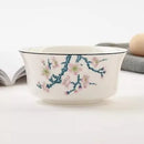 Ljojo 5-inch Bone Golden Bell Large Rice Bowl Noodle Bowl
