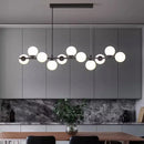 Modern Copper Glass Ball Pendant Lights Dining Kitchen Chandeliers by Ljojo