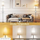 LED Floor Lamp Modern Gold Metal Night Light for Bedroom Living Room Office Home by Ljojo