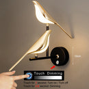Bird Wall Lamp Modern Nordic LED Magpie Sconces Indoor Lighting for Bedroom Ljojo