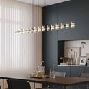 LED Pendant Light Luxe Glass Acrylic Chandelier | Ljojo