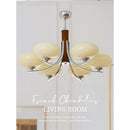 Ljojo Medieval French Glass Chandelier for Living Room, Bedroom, Study, and Restaurant