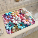 Ljojo 3D Visual Effect Drain Mat - Absorbent, Non-Slip, Anti-Mildew Kitchen Tableware Mat