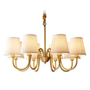 Ljojo Medieval Copper Chandelier Retro Dining Room Luxury Hanging Lamp