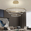 Ljojo LED Ring Ceiling Chandelier for Dining Room Minimalism Lighting