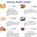 Ljojo Matte Silver Stainless Steel Cutlery Set - 6Pcs Butter Cheese Slicer Cutter