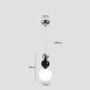 Ljojo LED Metal Small Chandelier - Elegant Bedroom Kitchen Bar Pendant Lamp