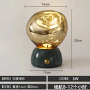 Glass Marble Table Lamp USB Charging Touch Switch Art Decor by Ljojo