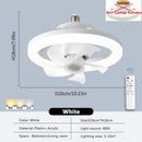 Ceiling Fan Light LED 360° Rotation Fan Lamp Modern 3 Gear Wind Speed Decor Ljojo