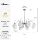 French Living Room Chandelier Cream Magic Bean Lamp by Ljojo | Ancient Bag House Nordic Creative Mickey Bow