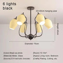 French Vintage Chandelier Hanging Light Pendant Lamp for Living Room Dining Bedroom by Ljojo.