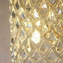 Luxury Gold K9 Crystal Chandelier for Bedroom Dining Room | Elegant Round Pendant Light by Ljojo