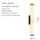 Modern Spanish Marble Wall Lamp Solid Copper Luxury LED Light for Living Room by Ljojo