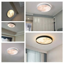 Ljojo Lunar LED Ceiling Light: Modern Circular Bedroom Lamp