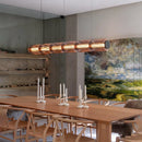 LED Smoke Grey Glass Pendant Lamp Scandinavian Style Hanging Light by Ljojo