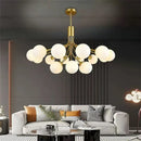 Ljojo Hanging Glass Pendant Light Magic Beans Chandelier for Bedroom Living Dining Room
