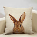 Animal Print Cushion 45x45cm for Sofa, Car Seat & Living Room Decor by Ljojo