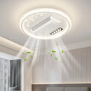 Modern Bladeless Ceiling Fan Lamp Remote Silent for Bedroom Living Room by Ljojo