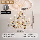 French Crystal Warm Chandelier - Romantic Memphis Lamp for Girl's Master Bedroom by Ljojo