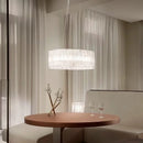 Ljojo High-end Accordion LED Pendant Lights for Living Room Chandelier - Italy Restaurant Design