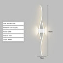 Ljojo LED Wall Lights in Black Gold White for Bedroom Corridor Balcony