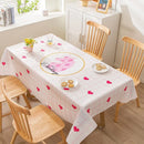 Ljojo Light Luxury Rectangular Tablecloth with Oil-Proof and Anti-Scalding Features