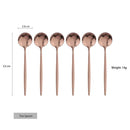 Ljojo Mini Stainless Steel Tea Spoon Set for Coffee, Tea, and Sauces