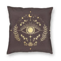 Evil Eye Black Art Cushion Cover Mystery Spirit Pillowcase by Ljojo