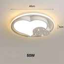 Ljojo Geometric Metal LED Ceiling Light Art Luxury Chandelier for Home Decor & Office